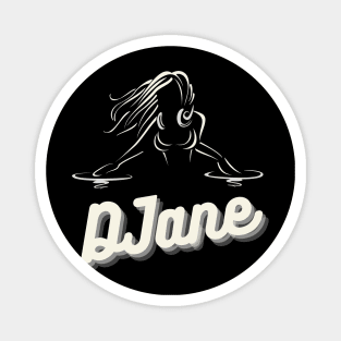 DJane DeeJay Vinyl Turntable Mixing Magnet